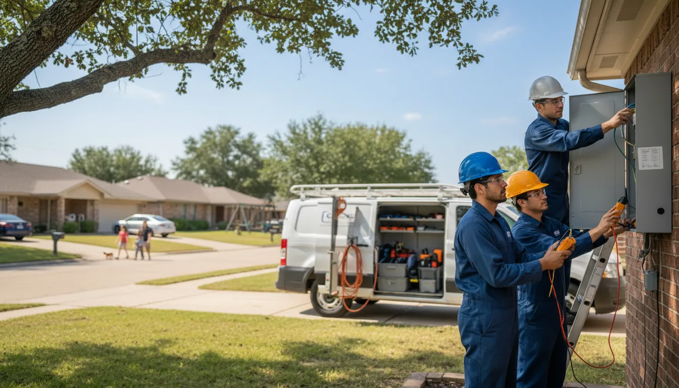 Certified electrician providing emergency electrical services in Lower Peach Tree, AL